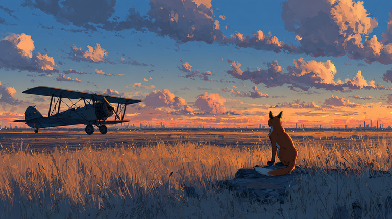 The Fox at the Airfield